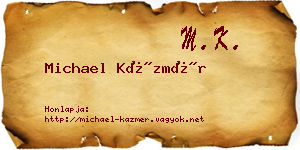 Michael Kázmér névjegykártya